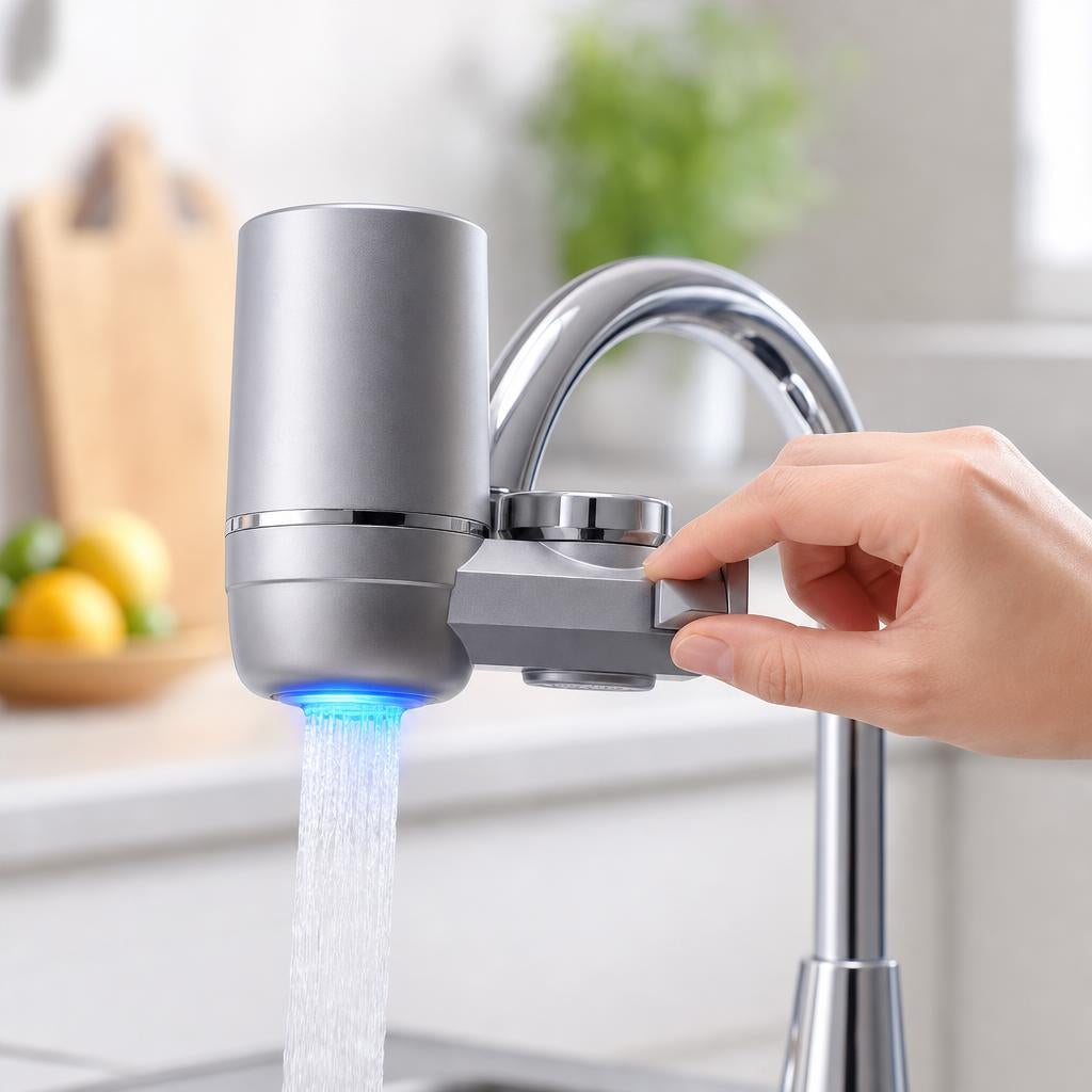 Cambia entre agua filtrada y normal